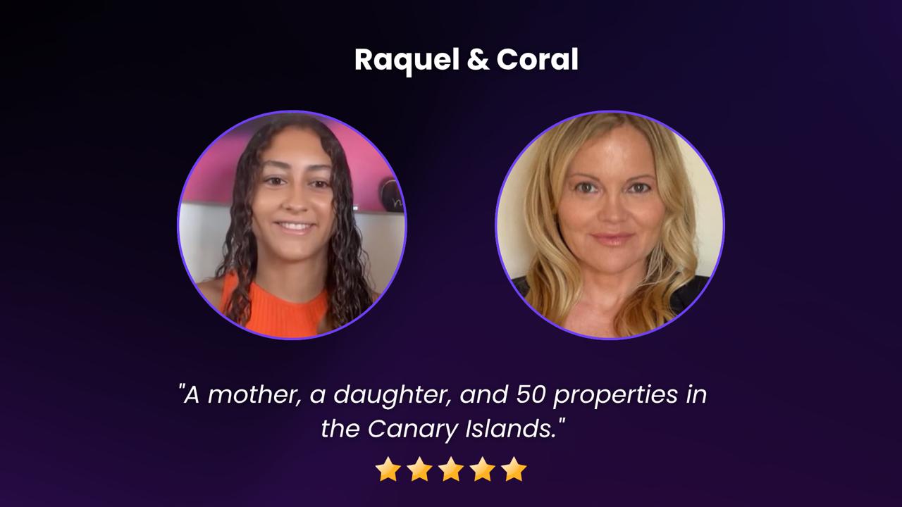 Raquel and Coral, mother and daughter managing 50+ properties in the Canary Islands with Servicios Globales Siglo 21 and Jurny