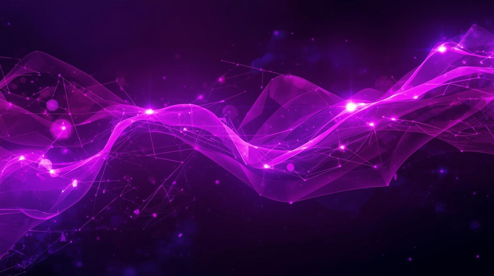 Abstract AI visualization representing the comparison between Jurny’s agentic AI PMS and Guesty’s legacy property management platform.