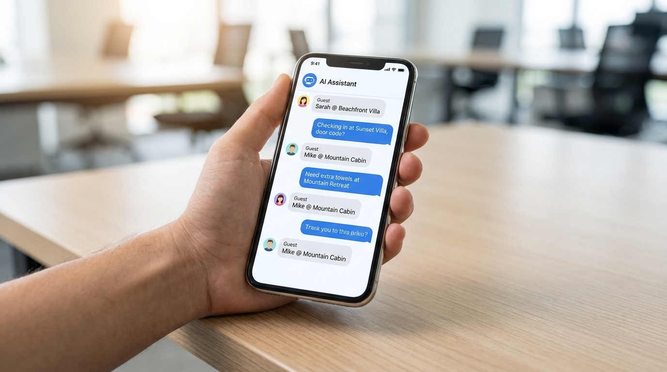 AI guest messaging tool resolving 95% of short-term rental guest messages automatically